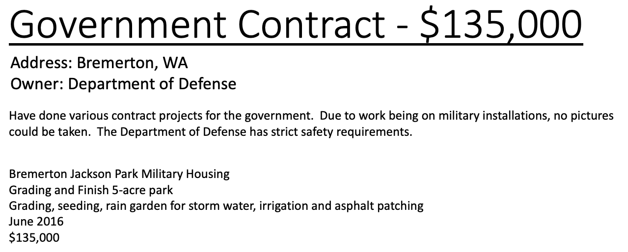 Government Contract