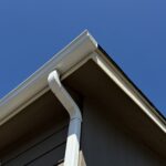 Gutters and drainage on a mobile home during a manufactured home condition assessment